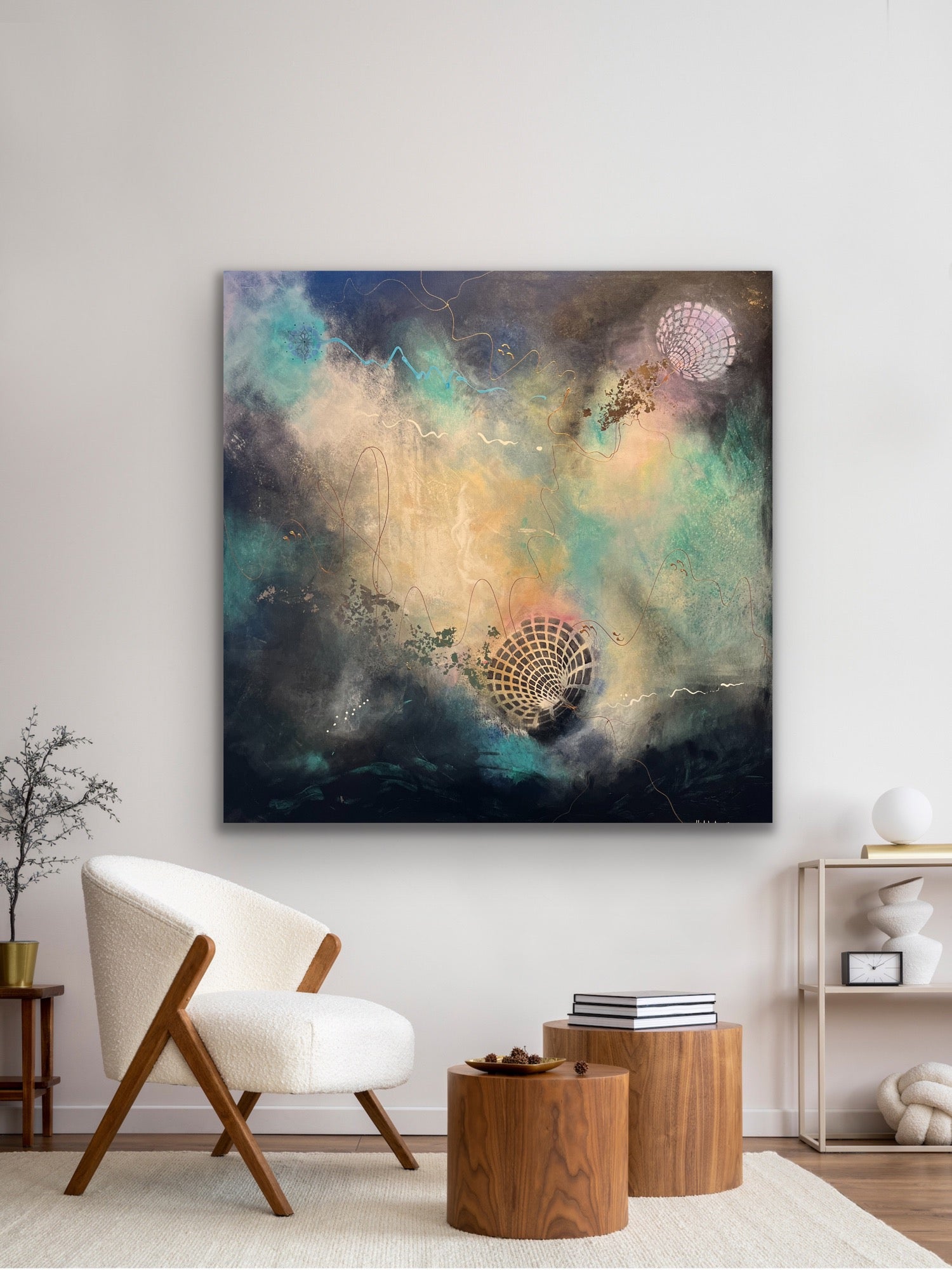 Multidimensjonal Kraft Original Kunst