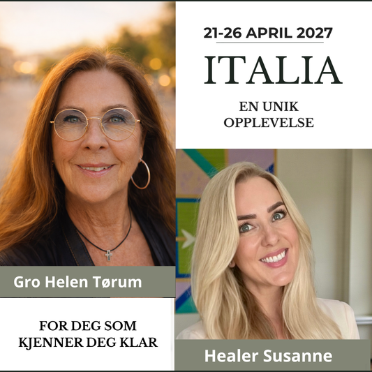 gruppe på healing retreat i Italia ved Gardasjøen meditasjon utendørs