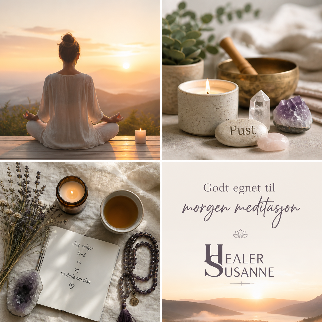 Godt egnet til meditasjon om morgenen