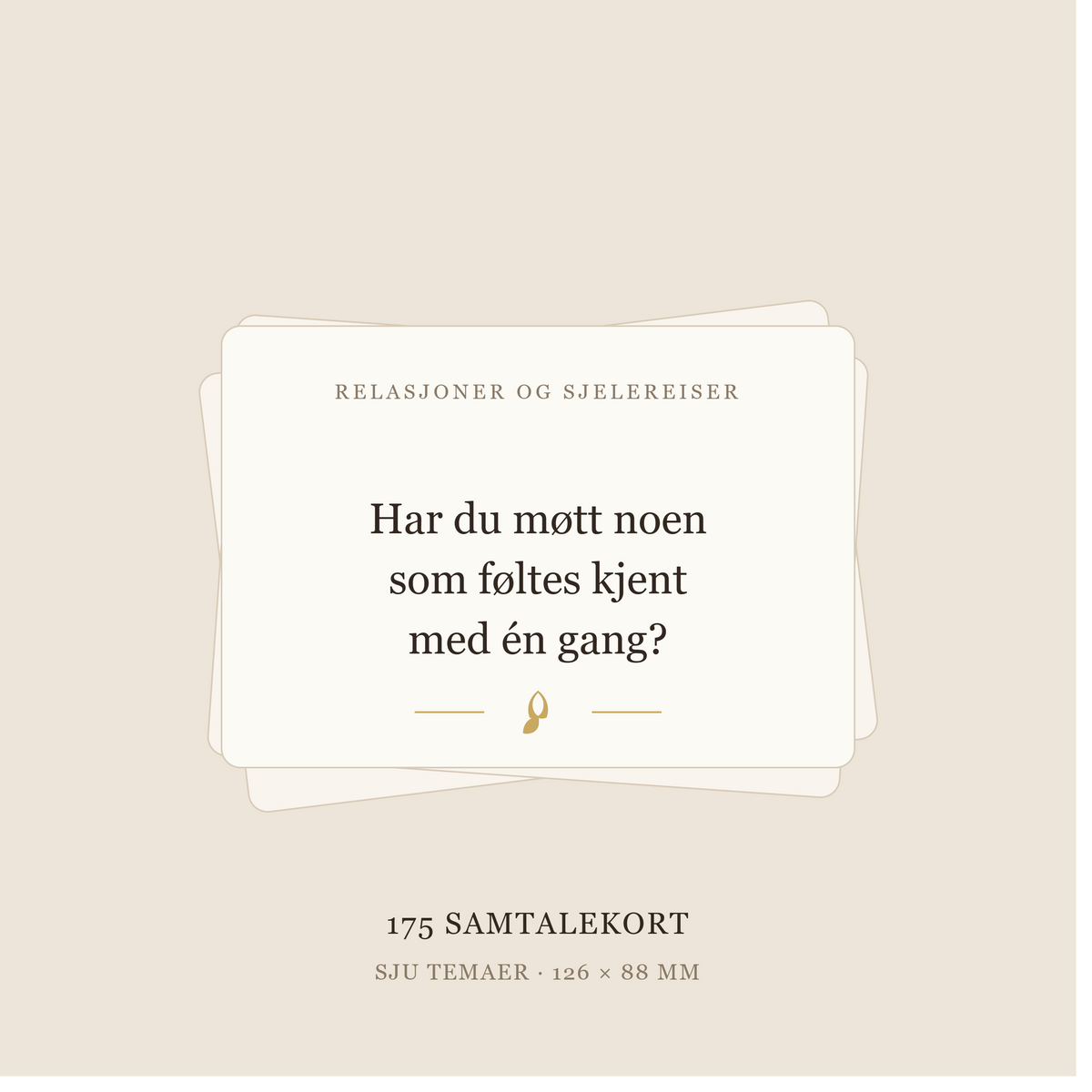 Uhøytidelig Spirituell Samtalekort
